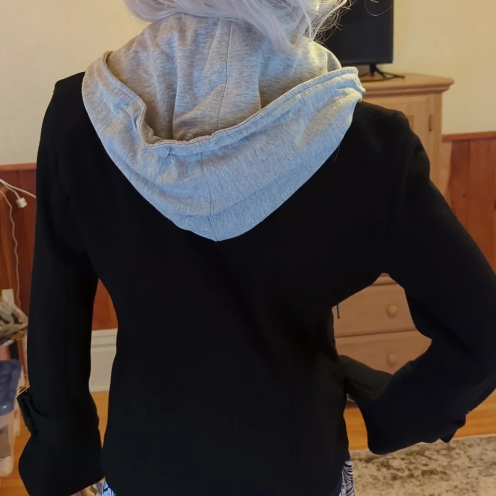 INC Moto Jacket With Hoodie - Picture 6 of 9